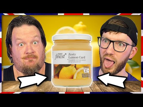 Americans Try UK Curds, Preserves, & Jellies FIRST TIME!