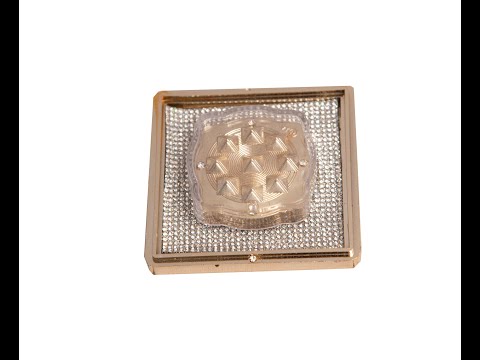 Golden plastic shifter blocker pyramid, for vastu