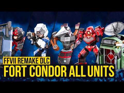 ► Final Fantasy VII Remake How to Get All Fort Condor Units And Boards - Collection Showcase