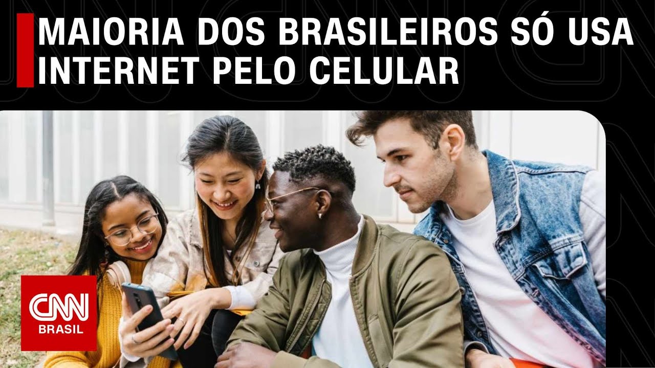Maioria dos brasileiros só usa internet pelo celular | CNN NOVO DIA