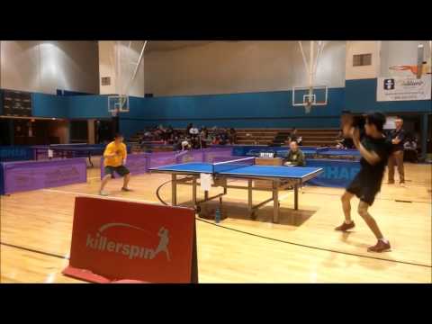 Kota Tamura vs Boson Wu | Men's Singles Semifinals | 2017 NCTTA Great Lakes Regionals