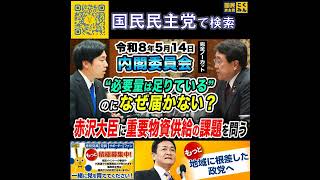 国民民主党 森ようすけ 内閣委員会 5月14日