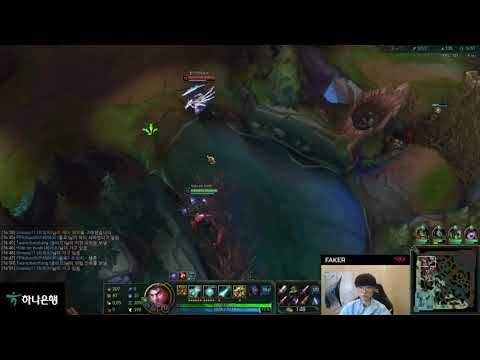 T1 FAKER Stream: JAYCE vs Irelia top lane