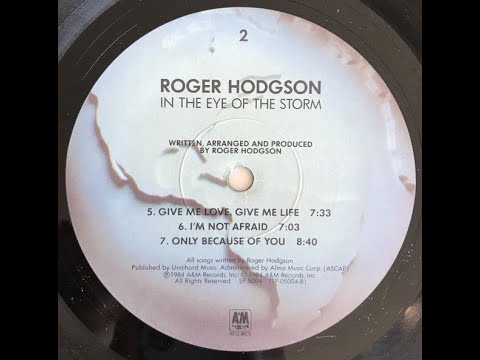 Roger Hodgson - Only Because Of You (Vinyl)