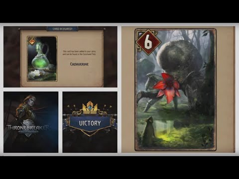 Thronebreaker:The Witcher Tales. Abandoned Village battle puzzle &unlocking the Cadaverine card.