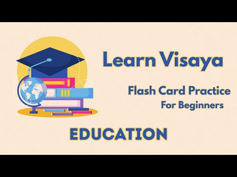 EDUCATION | Learn 20 New Visaya Words  |  Flashcard Practice for Beginners