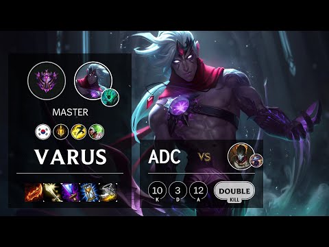 Varus ADC vs Jhin - KR Master Patch 10.19