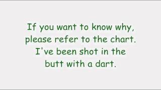 Phineas And Ferb - Shot In The Butt With A Dart Lyrics (HD + HQ)