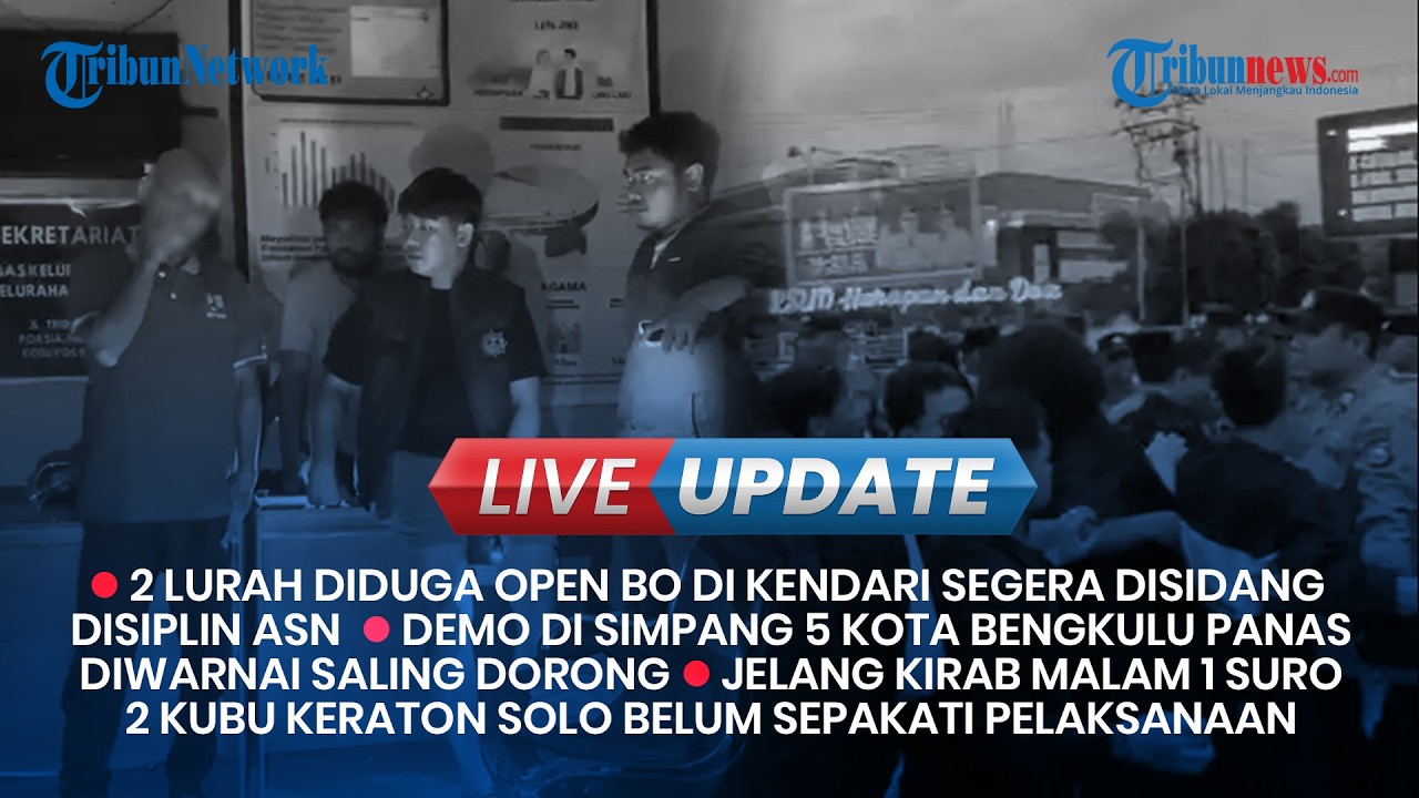 LIVE UPDATE: 2 Kades Diduga Open BO di Kendari Segera Disidang, Polemik Malam 1 Suro Keraton Solo