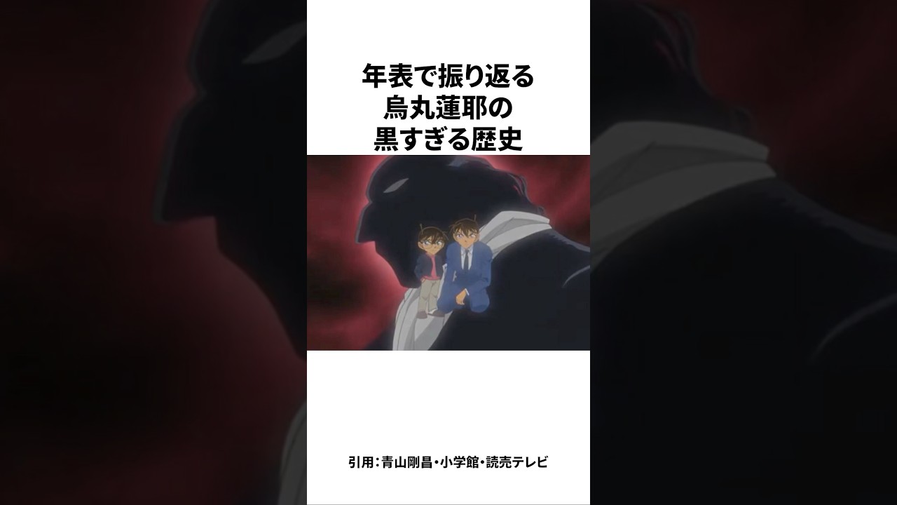 【5選】謎だらけの烏丸ヤバすぎる歴史　#名探偵コナン #雑学 #shorts