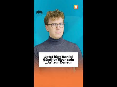 VIDEOBEWEIS: Jetzt lügt Daniel Günther über sein „Ja“ zur Zensur