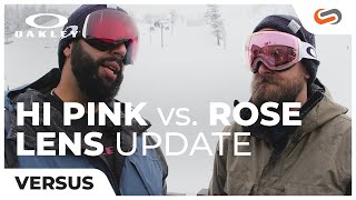 Oakley Prizm HI Pink vs Prizm Rose Lens UPDATE | SportRx.com