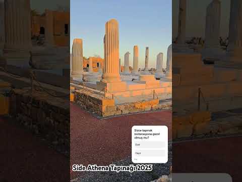 👉🏻Side Antik Kenti Athena Tapınağı (2025) #antalya #manavgat #side #sideantikkenti #athenatapınağı
