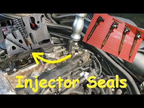 Diesel Fuel Injectors ( seal ) Mercedes E220 CDI W210 Removal , E270 E320