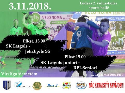 3.11.2018.   1. līga vīriešiem   SK Latgols juniori - RPI-Seniori