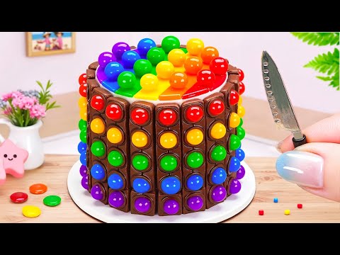 Best Yummy Rainbow Pop It Cake 🌈 Sweet Miniature Rainbow Cake Decorating Tutorials 💟 The Cake Corner