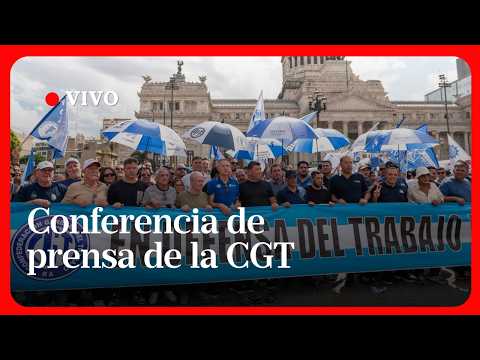 EN VIVO | Conferencia de prensa de la CGT por la reforma laboral