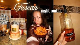 TUSCAN SELF CARE NIGHT VLOG | house tour, candle haul, & pack with me!