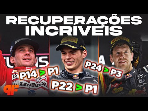 AS 11 MAIORES CORRIDAS DE RECUPERAÇÃO DA FÓRMULA 1 - Primeira Fila F1