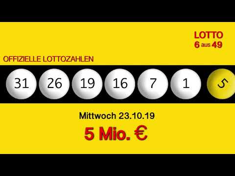 Lottozahlen 23.10.19 Lotto6aus49