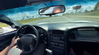 25k-Mile Lingenfelter Twin Turbo 2000 Chevrolet Corvette Coupe 6-Speed Ride Along