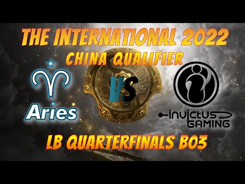 ASTER ARIES vs INVICTUS GAMING - QUARTERFINALS  The International 2022 CHINA Qualifier  HIGHLIGHTS
