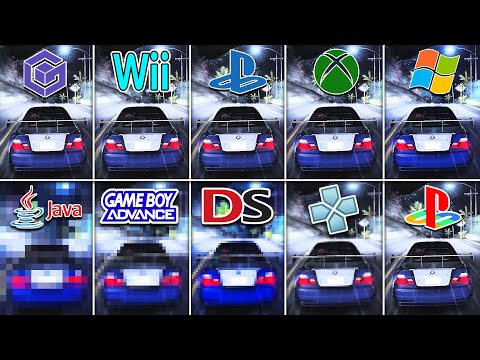 Need for Speed Carbon (2006) PC vs PS2 vs Xbox 360 vs PS3 vs Wii vs GBA vs Java vs DS vs PSP vs GC