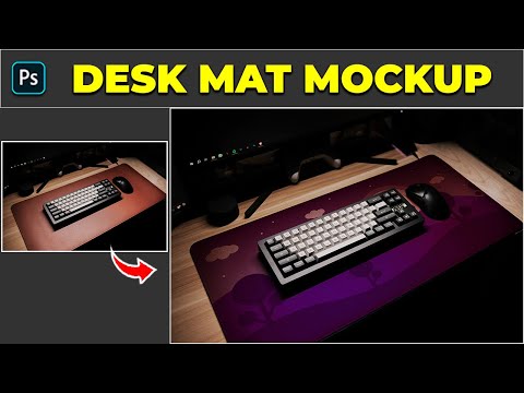 Make a Desk Mat Mockup - Photoshop Tutorial