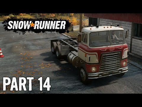 SnowRunner | Walkthrough Gameplay | Part 14 | International Transtar 4070A | Xbox One