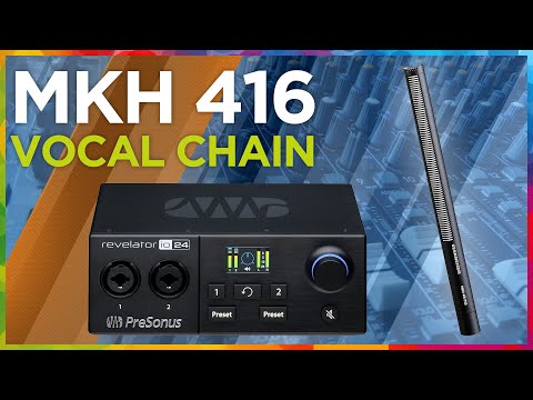 MKH 416 BEST vocal chain for live streaming (feat. Revelator io24)