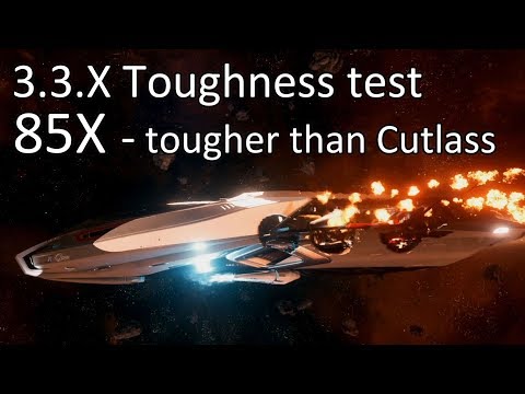 3.3.X Toughness test 85X - tougher than Cutlass