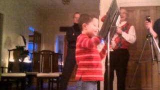 Cooper Trigg grandma got run over by a reindeer