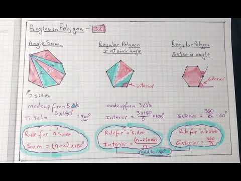 32 Angles in polygon