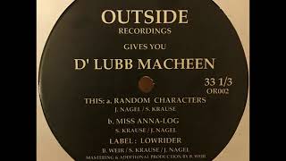 D' Lubb Macheen - Lowrider EP