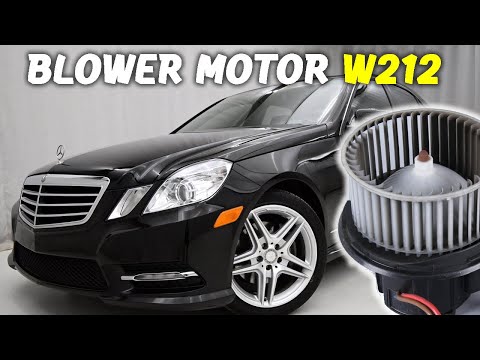 Mercedes W212 E350 Blower Motor & Regulator Repair (NO Airflow? FIXED!)