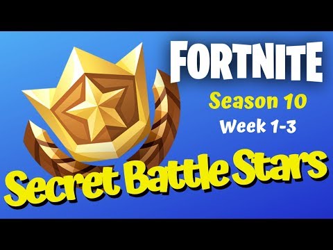 Fortnite Season 10 Secret Battle Star Locations (Weeks 1-3)