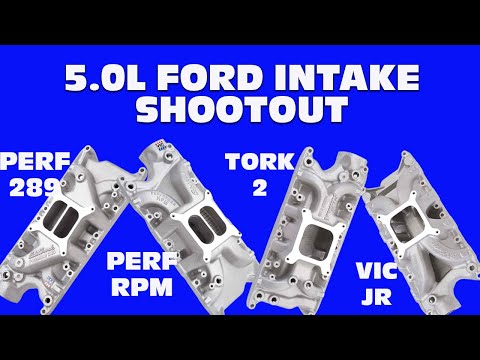 SINGLE VS DUAL PLANE, WHICH ONE IS BEST? SMALL BLOCK FORD INTAKE SHOOTOUT? 4 INTAKES-FULL RESULTS