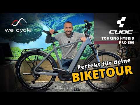 CUBE Touring Hybrid Pro 800 2026 – Comfortable e-trekking bike for everyday use & touring