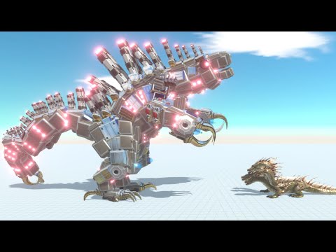 MECHA GODZILLA vs EVERY UNIT - Animal Revolt Battle Simulator