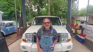 Jeep Commander 5.7 Hemi Serpentine Belt Replacement DIY All steps with belt routing diagram