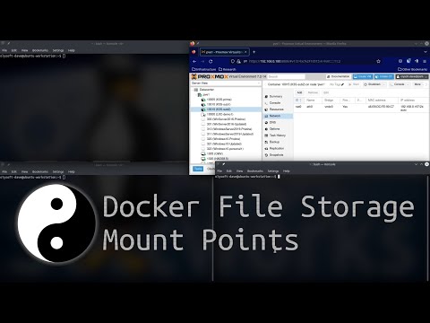 Docker container and storage mount demo