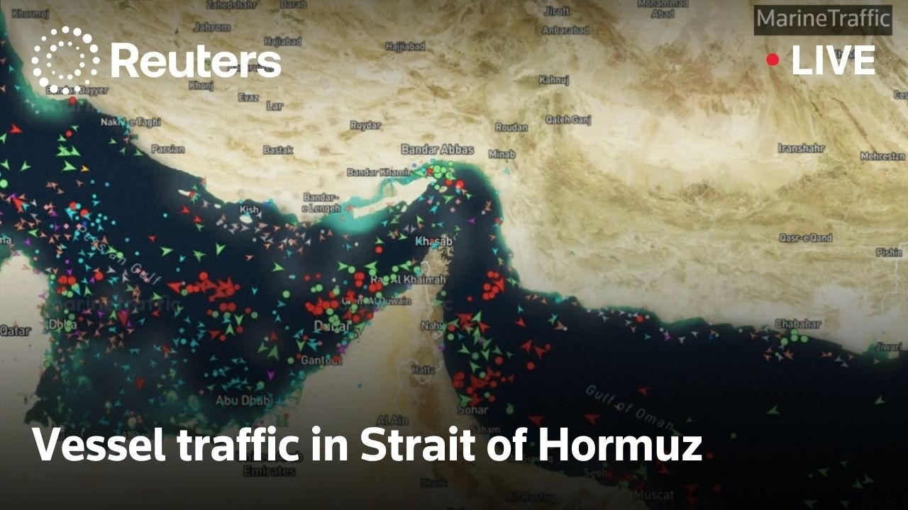 Video | LIVE: Strait of Hormuz vessel traffic as Trump says deal with Iran is 'complete'