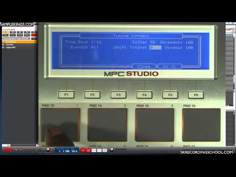 AKAI MPC STUDIO DVDs Lessons:Display_FKeys Main View