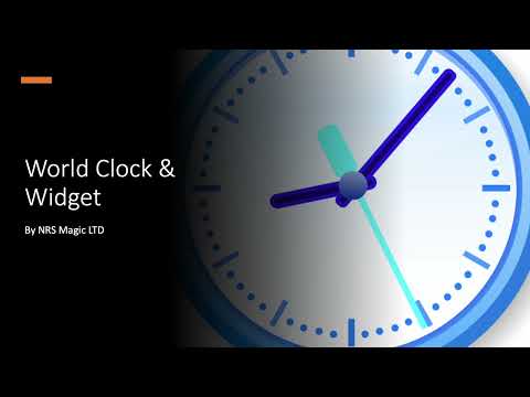 World Clock & Widget video