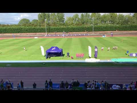 Senior Men's 4x400m final closing stages at 4J National Track Relays