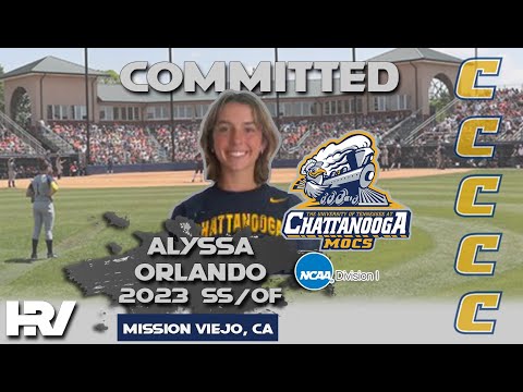 2023 Alyssa Orlando Committed The University of Tennessee at Chattanooga