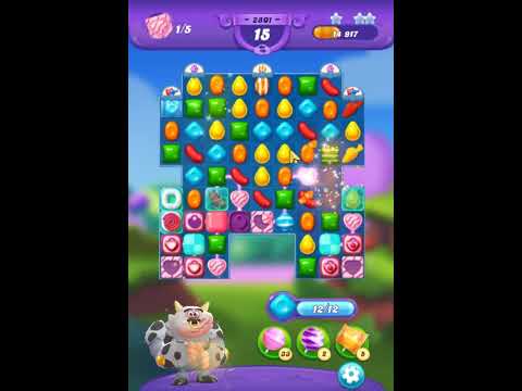 Candy Crush Friends Saga Level 2801 Get 3 Stars , 16 Moves Completed