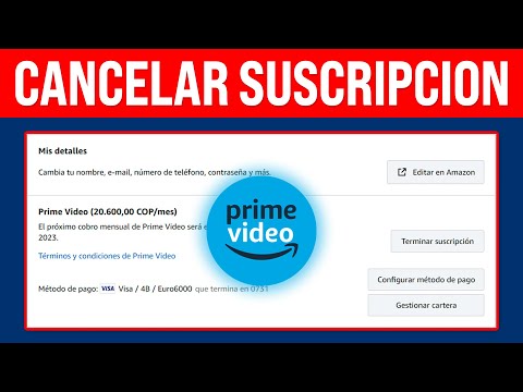 Cómo Cancelar Amazon Prime Video (2026) Dar de Baja mi Suscripción