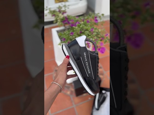 Vídeo relacionado con Armani Exchange Hombre Venice con Logotipo en Relieve Zapatillas, Op White, 44 EU