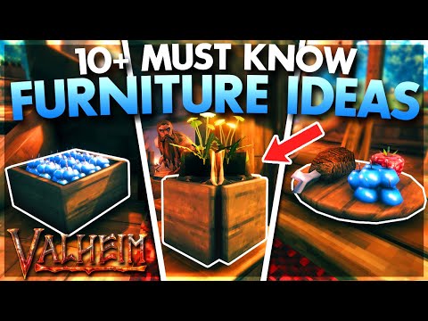 10+ FURNITURE Ideas in Valheim 2024 (Valheim Tips & Tricks)